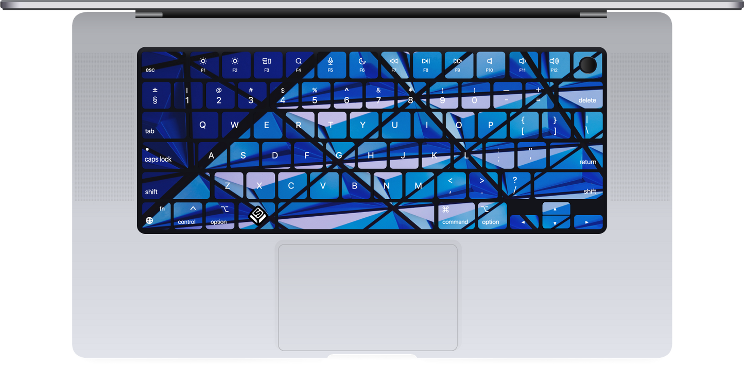 Blue Shades MacBook Keyboard Sticker