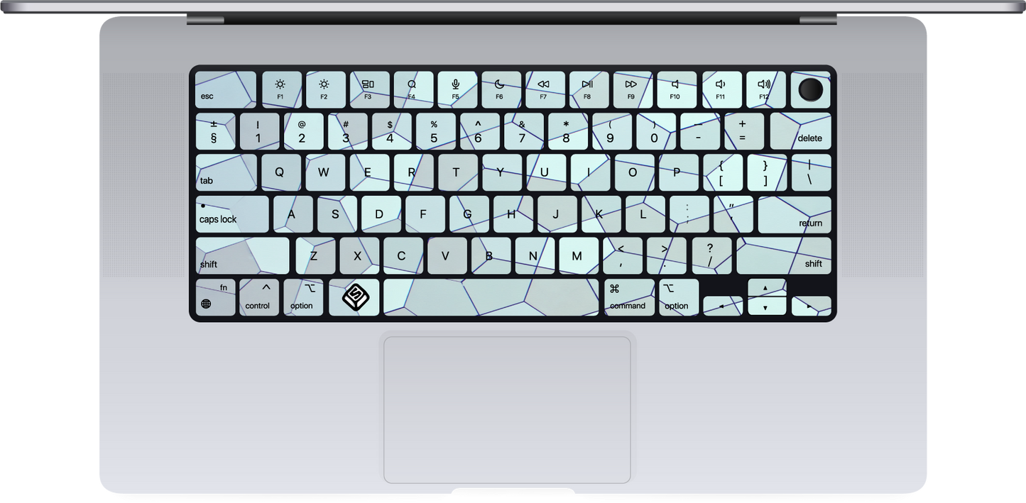 Cartoon Geo MacBook Keyboard Sticker