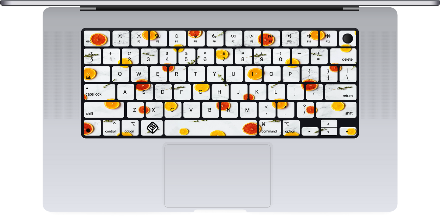 Citrus MacBook Keyboard Sticker