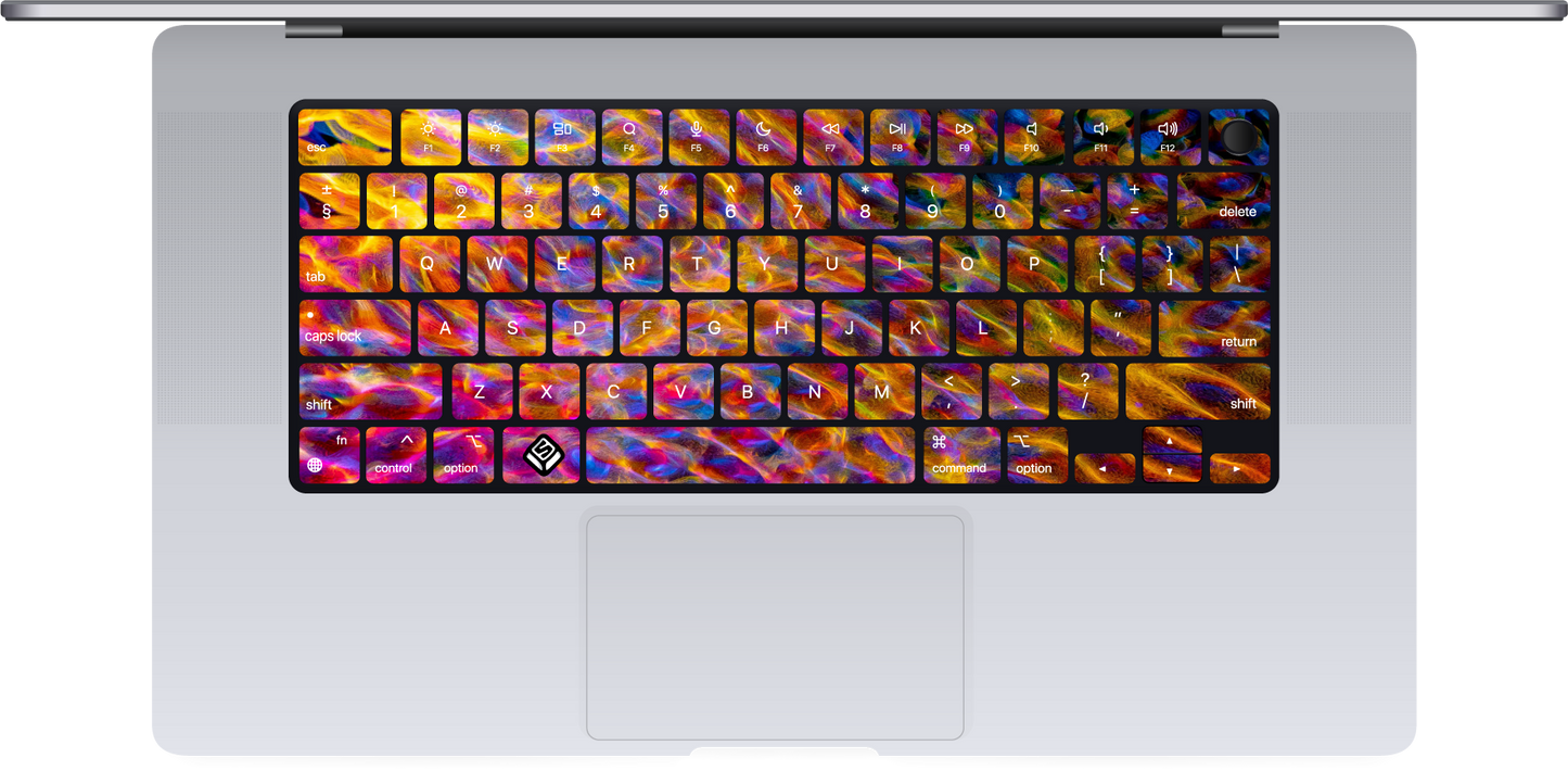 Color Water MacBook Keyboard Sticker