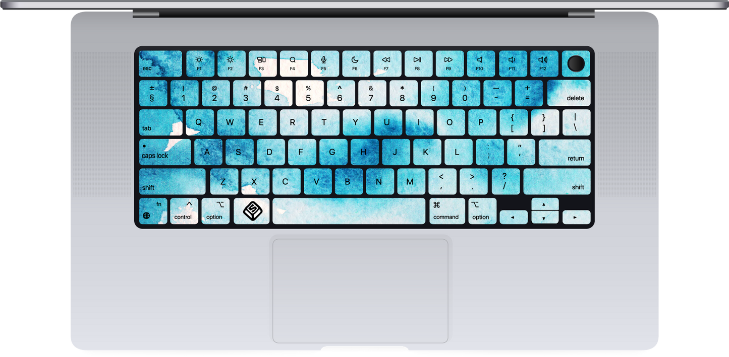 Ice Haze MacBook Keyboard Sticker