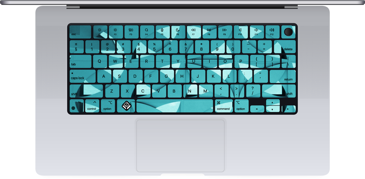 Oval MacBook Keyboard Sticker