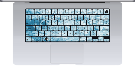Ice Shards MacBook Keyboard Sticker