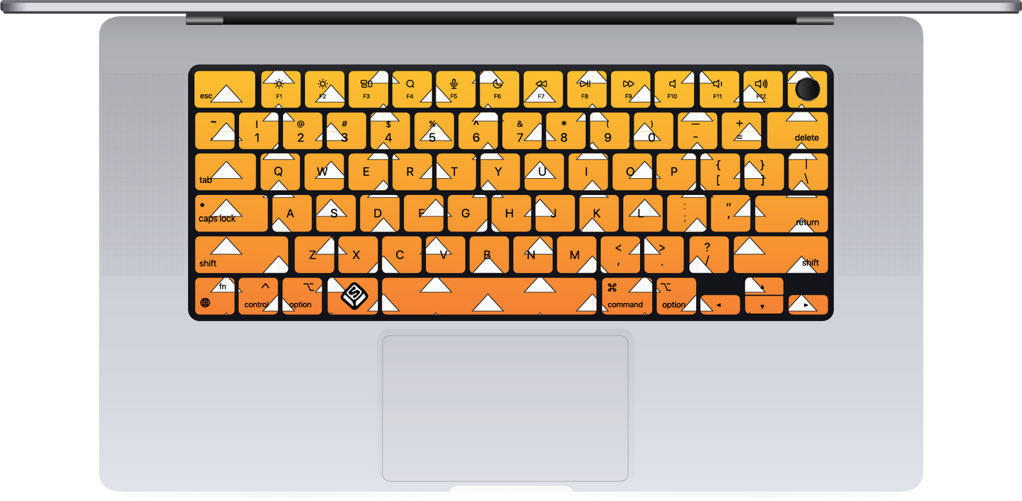 Anime Triangle MacBook Keyboard Sticker