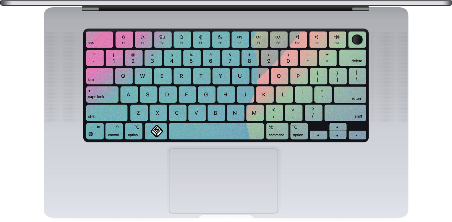 Gradient #1 MacBook Keyboard Sticker
