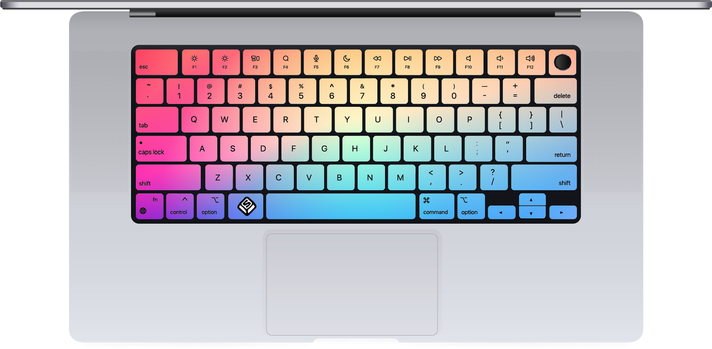 Gradient #2 MacBook Keyboard Sticker