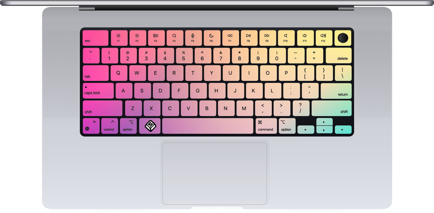 Gradient #3 MacBook Keyboard Sticker