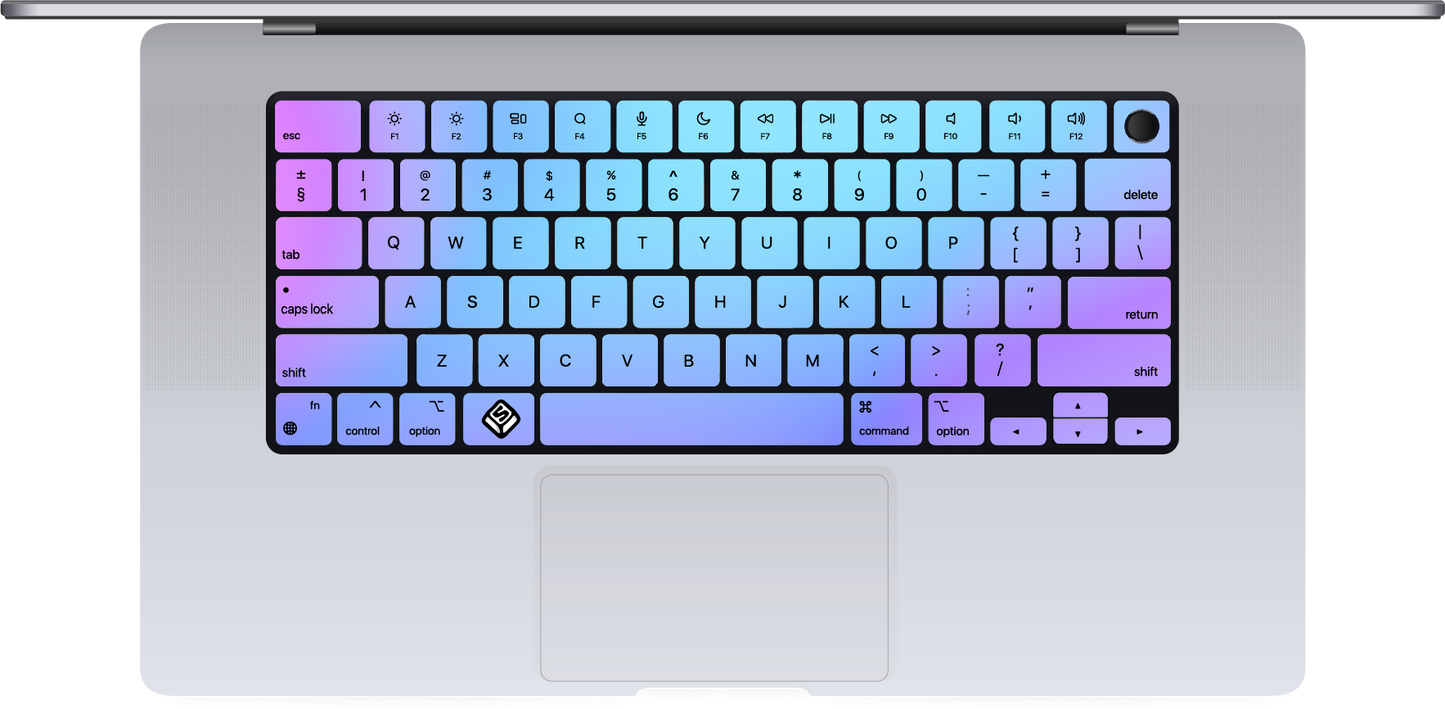 Gradient #7 MacBook Keyboard Sticker
